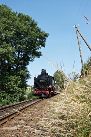 Unterneudorf, Fichtelbergbahn, Dampflok